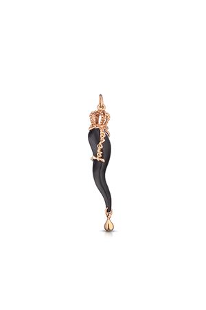pendant in the shape of a black horn Angela Puttini Gioielli | CL1719P5NERO